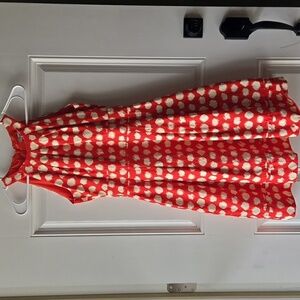 Eliza J Missy Halter Top Polka Dot Dress